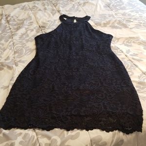 Lace black dress